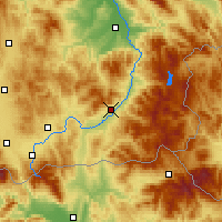 Nearby Forecast Locations - Vranje - Map