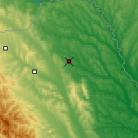 Nearby Forecast Locations - Botoşani - Map