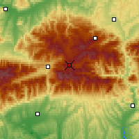 Nearby Forecast Locations - Obarsia Lotrului - Map