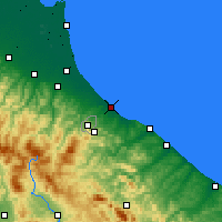 Nearby Forecast Locations - Rimini - Map