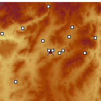 Nearby Forecast Locations - Etimesgut Air Base - Map