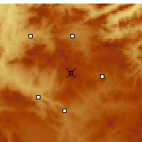 Nearby Forecast Locations - Yozgat - Map