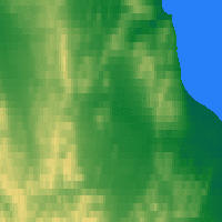 Nearby Forecast Locations - Tiksi - Map