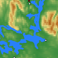 Nearby Forecast Locations - Monchegorsk - Map