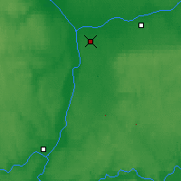 Nearby Forecast Locations - Kotlas - Map