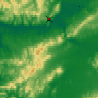 Nearby Forecast Locations - Kamenskoe - Map