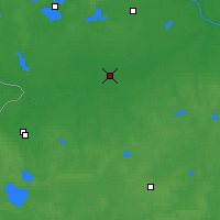 Nearby Forecast Locations - Sharkawshchyna - Map