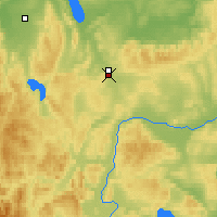 Nearby Forecast Locations - Uzhur - Map