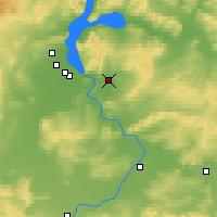 Nearby Forecast Locations - Minusinsk - Map