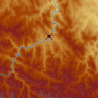 Nearby Forecast Locations - GladkiyMys - Map