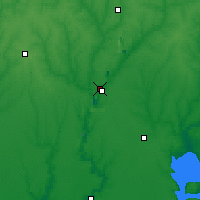 Nearby Forecast Locations - Kryvyi Rih - Map