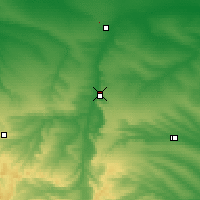 Nearby Forecast Locations - Svetlograd - Map