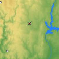 Nearby Forecast Locations - Akyar - Map