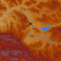 Nearby Forecast Locations - Adyr-Kezhig - Map