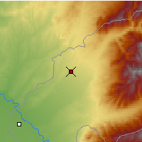 Nearby Forecast Locations - Tashkent - Map