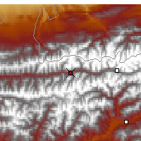 Nearby Forecast Locations - Madrushkat - Map