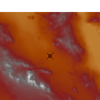 Nearby Forecast Locations - Yazd - Map