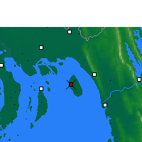 Nearby Forecast Locations - Sandwip - Map