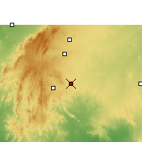 Nearby Forecast Locations - Maharana Pratap Airport - Map