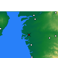 Nearby Forecast Locations - Surat - Map