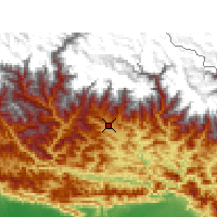 Nearby Forecast Locations - Pokhara - Map