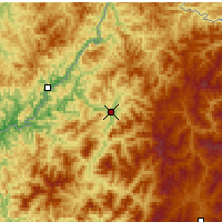 Nearby Forecast Locations - Kanggye - Map