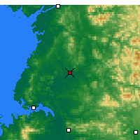 Nearby Forecast Locations - Pyongyang - Map