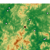 Nearby Forecast Locations - Chupungnyeong - Map