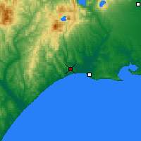 Nearby Forecast Locations - Kushiro Airport - Map