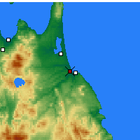 Nearby Forecast Locations - JMSDF Hachinohe Air Base - Map