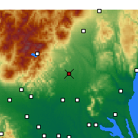 Nearby Forecast Locations - Utsunomiya - Map