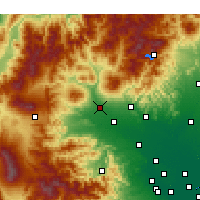 Nearby Forecast Locations - Maebashi - Map