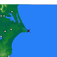 Nearby Forecast Locations - Chōshi - Map