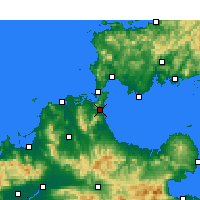 Nearby Forecast Locations - Kitakyushu - Map