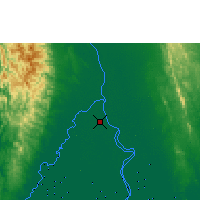 Nearby Forecast Locations - Hinthada - Map