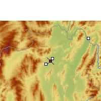 Nearby Forecast Locations - Chiang Rai - Map