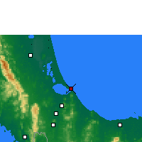 Nearby Forecast Locations - Songkhla - Map