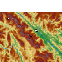 Nearby Forecast Locations - Sa Pa - Map