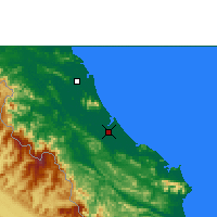 Nearby Forecast Locations - Hà Tĩnh - Map