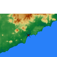 Nearby Forecast Locations - Phan Thiết - Map