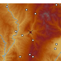 Nearby Forecast Locations - Lishi - Map