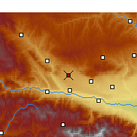 Nearby Forecast Locations - Fengxiang - Map