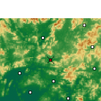 Nearby Forecast Locations - Fogang - Map