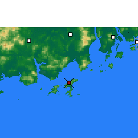 Nearby Forecast Locations - Shangchuan. - Map