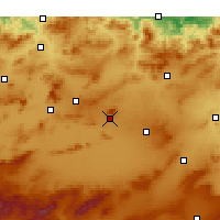 Nearby Forecast Locations - Oum El Bouaghi - Map