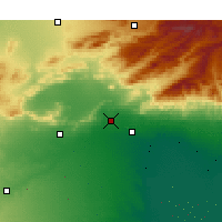 Nearby Forecast Locations - Biskra - Map