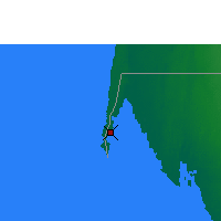 Nearby Forecast Locations - Nouadhibou - Map