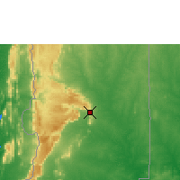 Nearby Forecast Locations - Atakpamé - Map