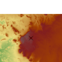 Nearby Forecast Locations - Lubango - Map