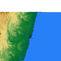 Nearby Forecast Locations - Mananjary - Map